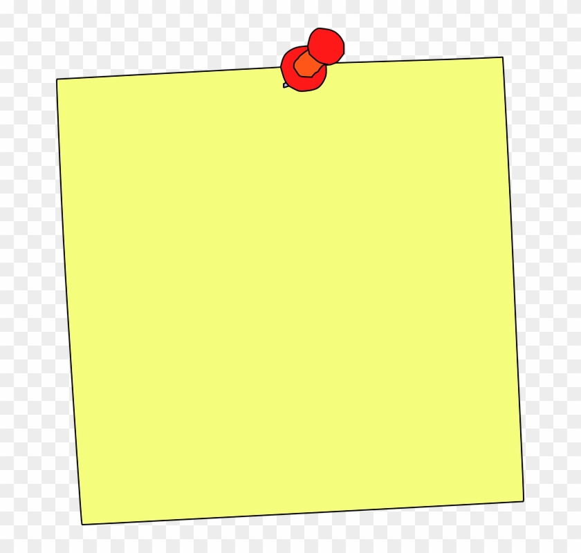 564 X 599 8 - Sticky Note Reminder Clipart #641432