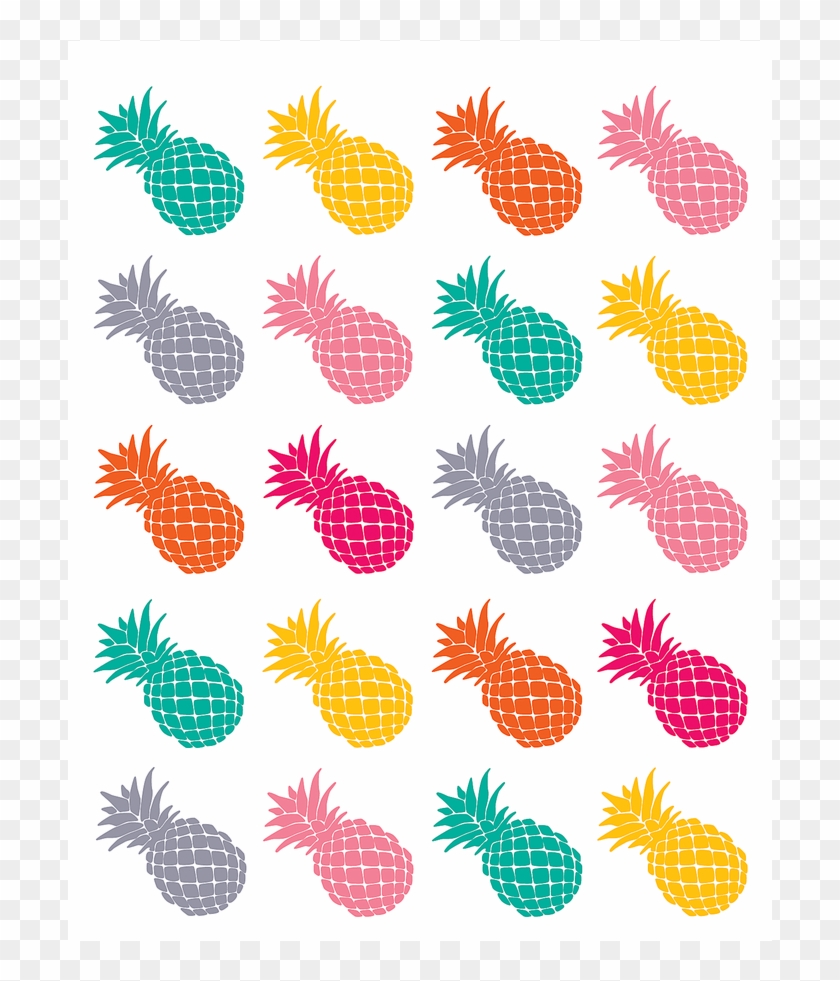 Tcr2158 Tropical Punch Pineapples Stickers Image - Pineapple Clipart #641532