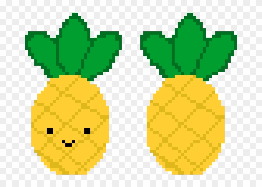 Maker - Pineapple Pixel Art Png Clipart #642202
