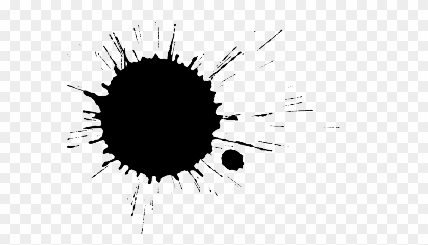 Blot Png - Paint Splatter Bullet Point Clipart #642377