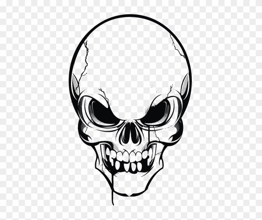 Creative Skull Png High-quality Image - Skull Logo Vector Png Clipart