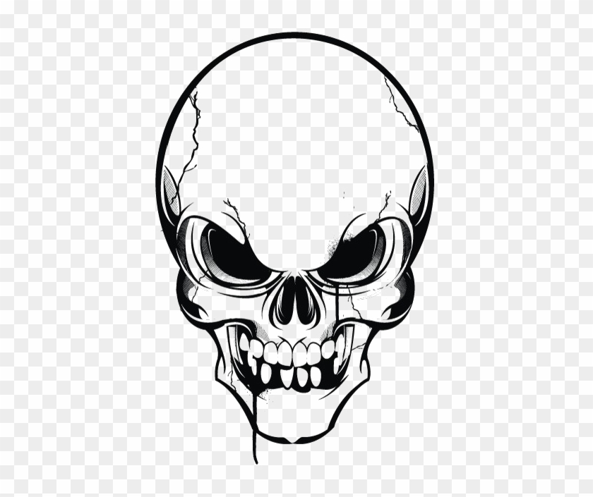 Creative Skull Png High-quality Image - Skull Logo Vector Png Clipart #642528