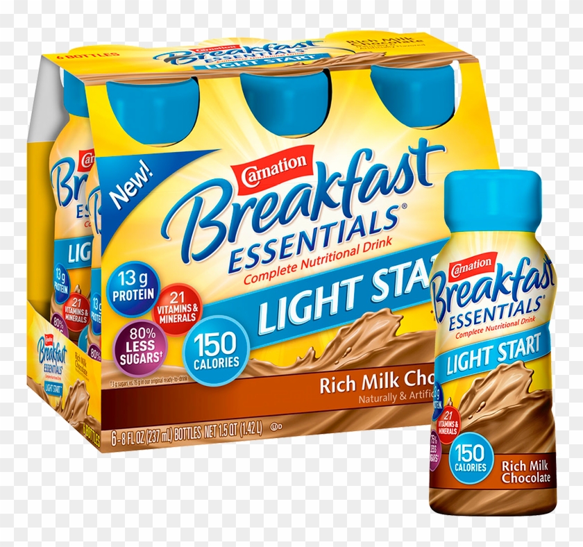 Carnation Breakfast Essentials® Light Start™ Ready - Carnation Breakfast Essentials Clipart #642705