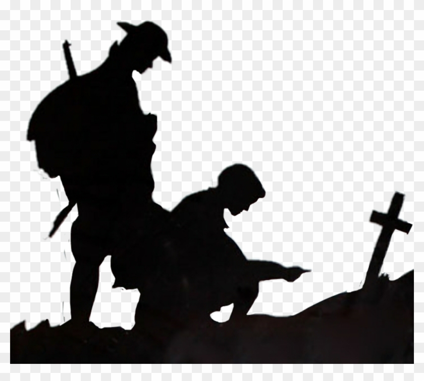 Soldiers Sticker - Silhouette Clipart #643038