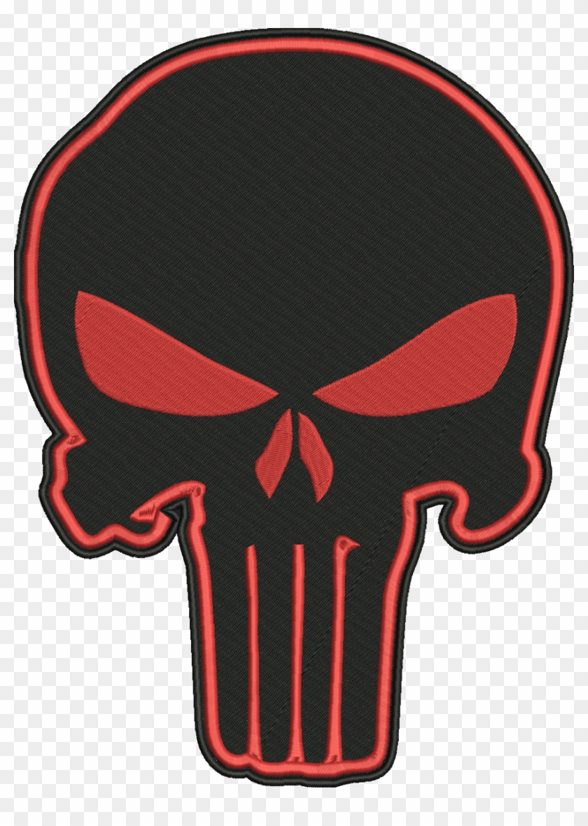 1 Of 2free Shipping Punisher Skull Embroidered 12 Inch Clipart #643082