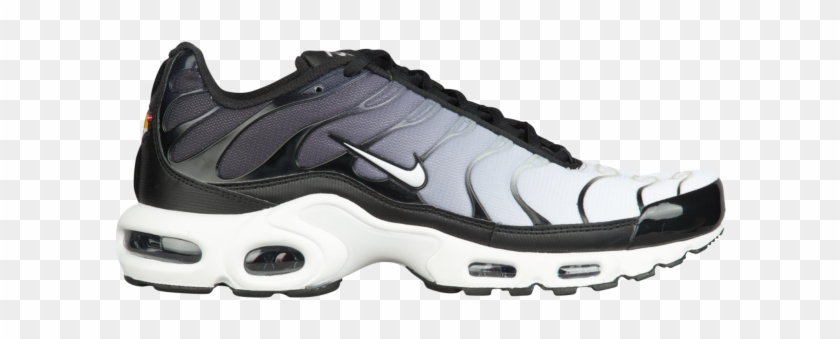 Nike Air Max Plus Black White Clipart