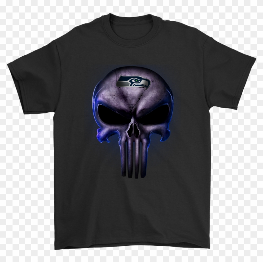 The Punisher Skull Seattle Seahawks Football Nfl Shirts Clipart #643176