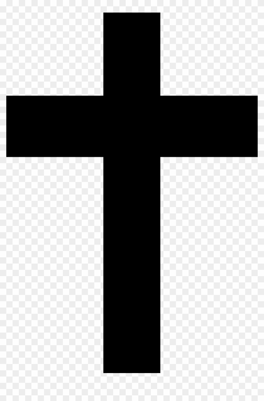 Christian Cross, Christianity Was The Predominant Religion - Black Cross Transparent Background Clipart