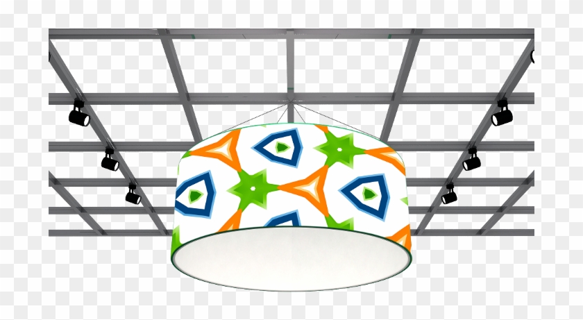 Circle Hanging Sign With Custom Graphics - Roki グローバル イノベーション センター Clipart