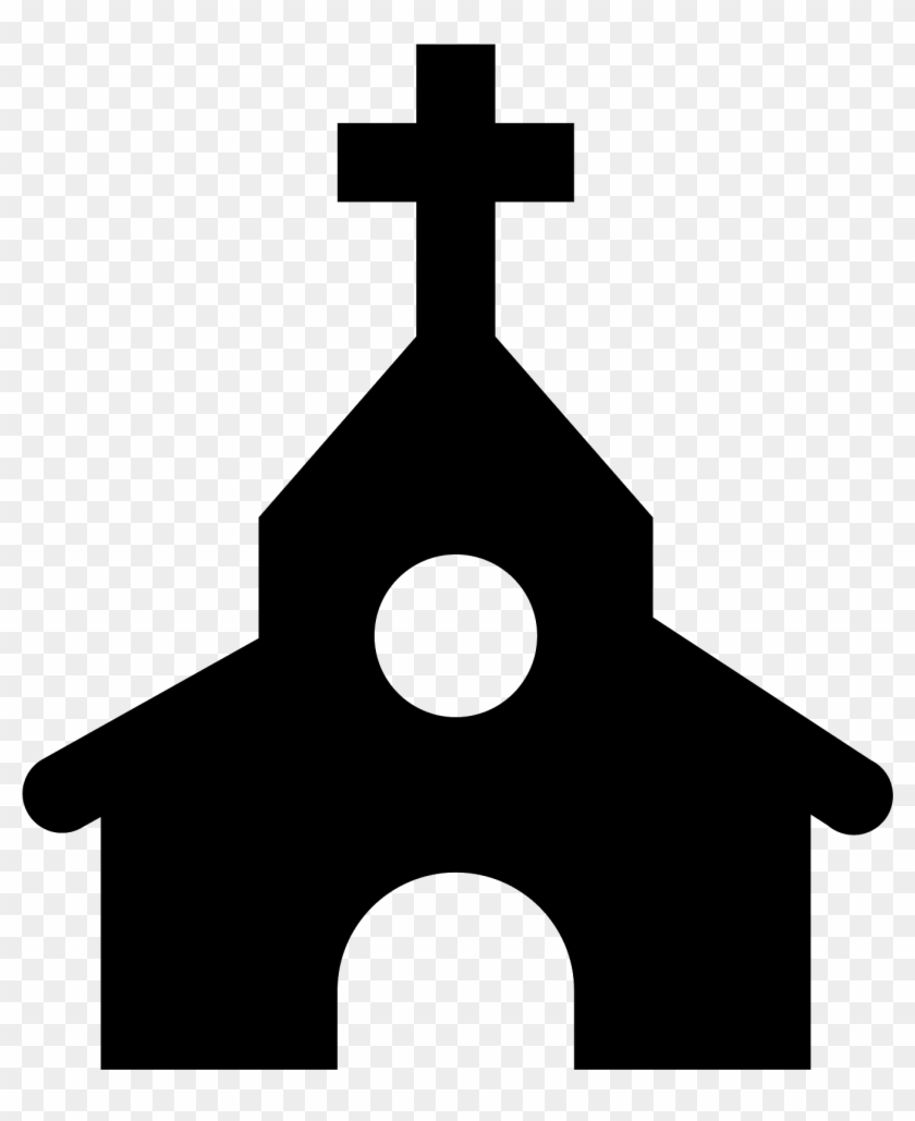 Church Silhouette Png - Church Icon Clipart #643284