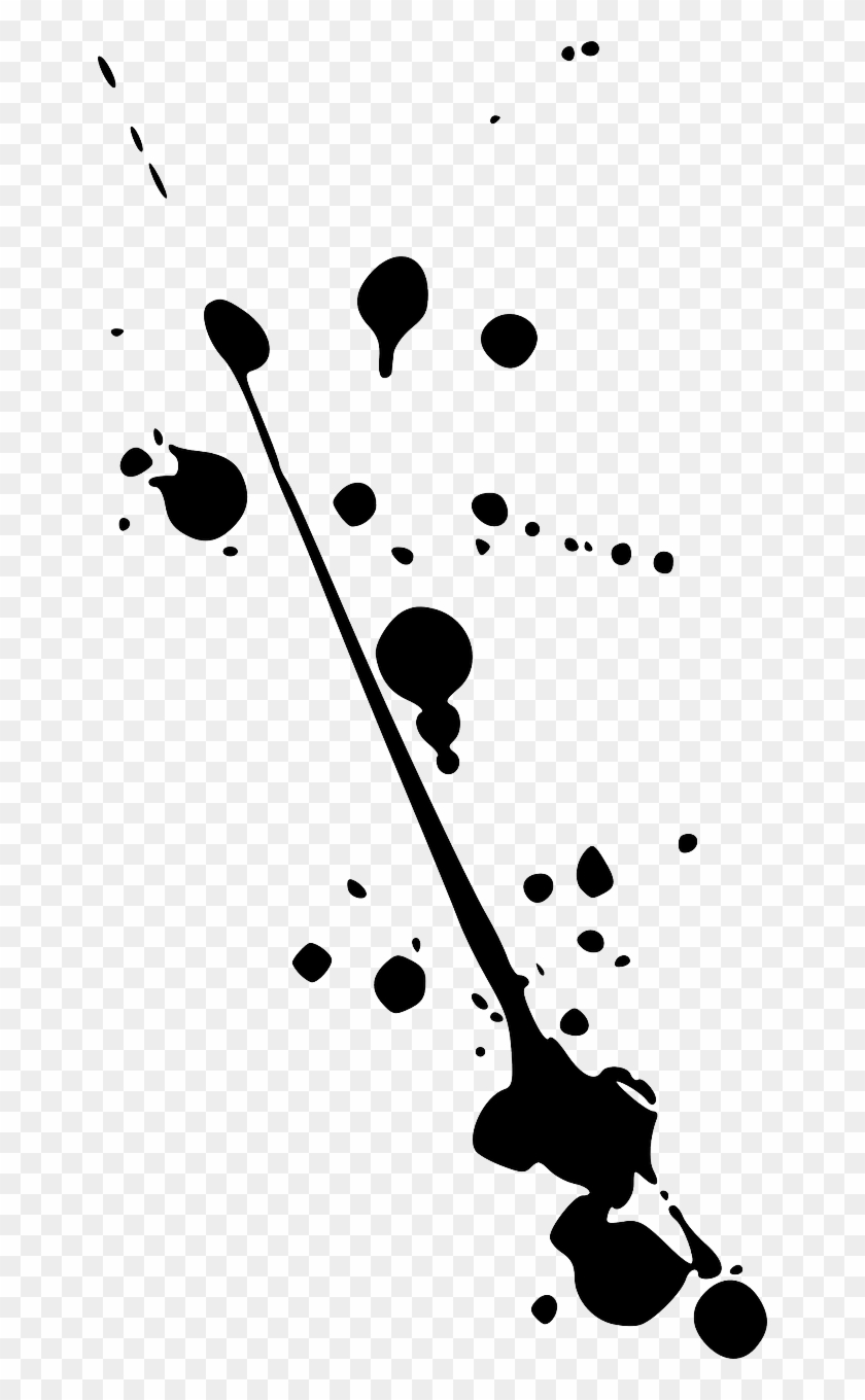 Ink Stain Black - Ink Splatter No Background Clipart