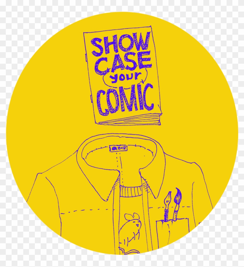 “showcase Your Comic” - Circle Clipart