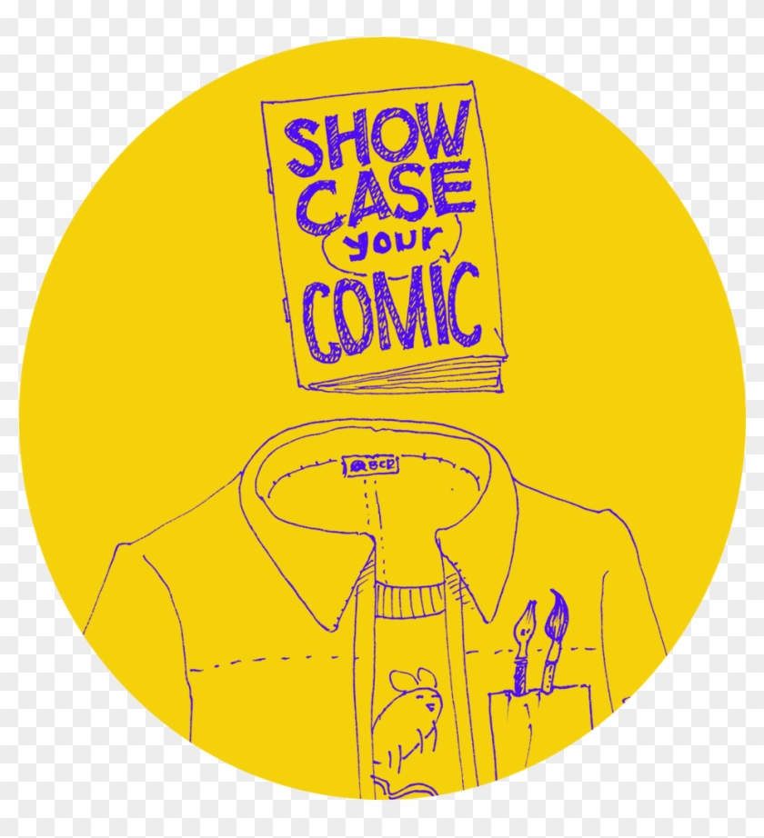 “showcase Your Comic” - Circle Clipart #643316