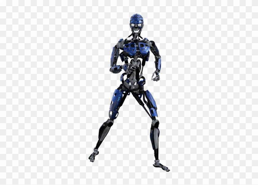 Ai Robot - Cyborg Man Silhouette Png Clipart #643474