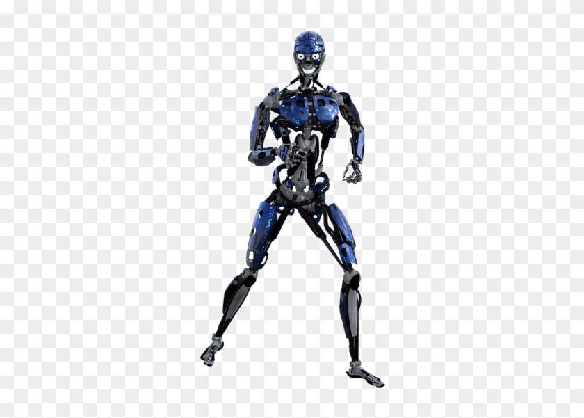 Ai Robot - Cyborg Man Silhouette Png Clipart