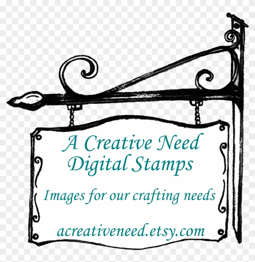 Menu - Hanging Sign Post Png Clipart