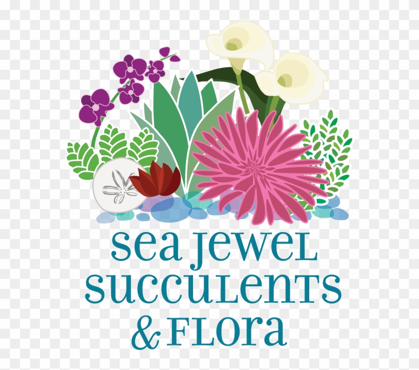 Sea Jewel Succulents & Flora - Succulents Logo Clipart #643537
