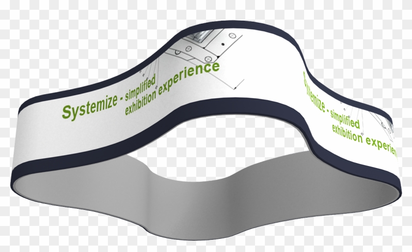 Tftube Curved Hanging Sign/banner 3d-016 Clipart