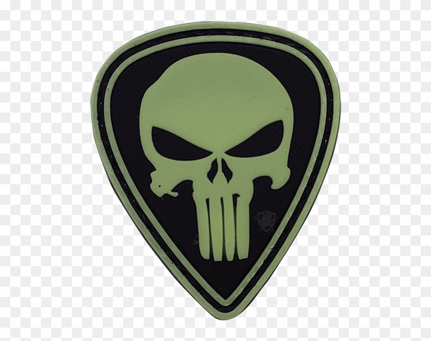 Loading Zoom - Punisher Diamond Night Glow Morale Patch Clipart #643651