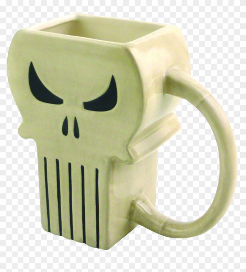 Punisher Symbol Moulded Mug - Mug Clipart #643940