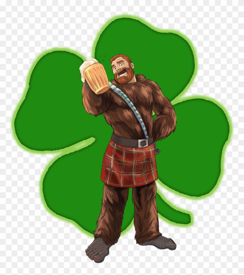 Wookiee St Patrick's Day - Illustration Clipart #644034