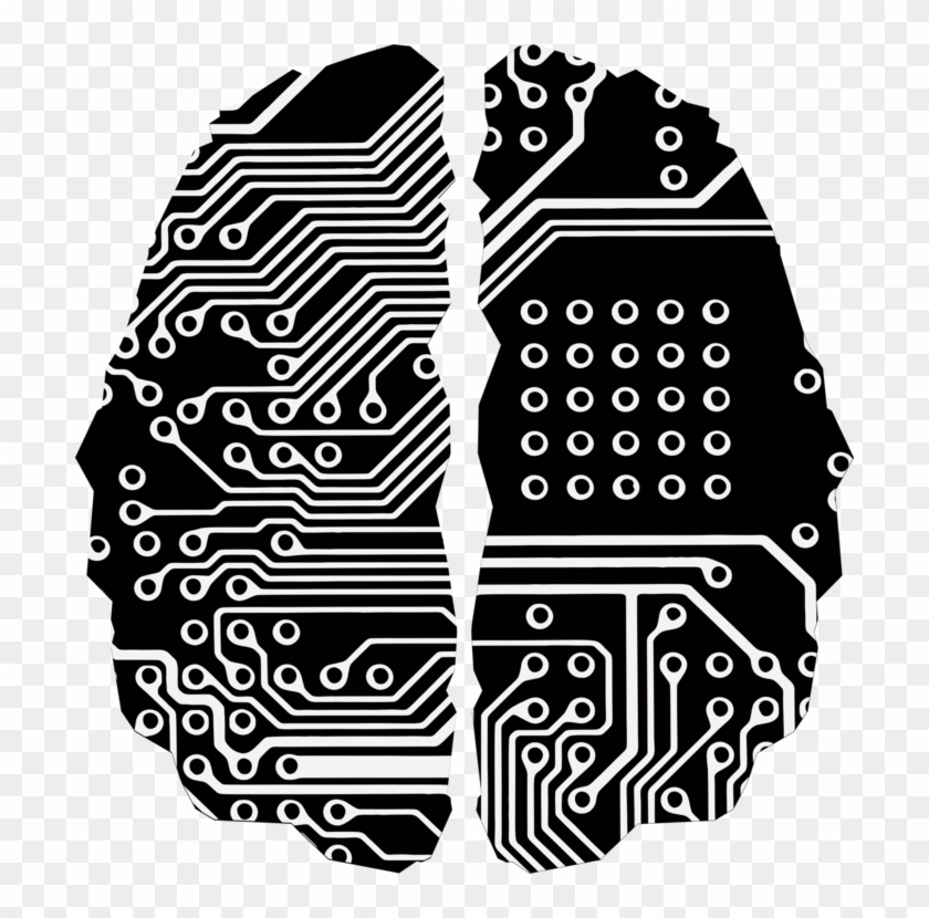 Line Art Color Artificial Intelligence Cybernetics - Artificial Intelligence Clipart - Png Download