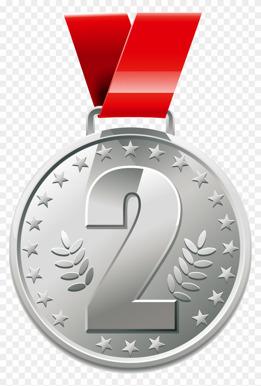 Download - Silver Medal Vector Png Clipart