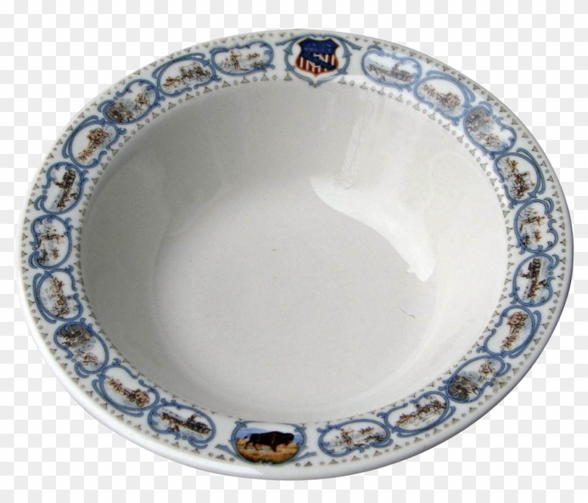 Vintage Union Pacific Railroad China Sauce Side Dish Clipart #644454