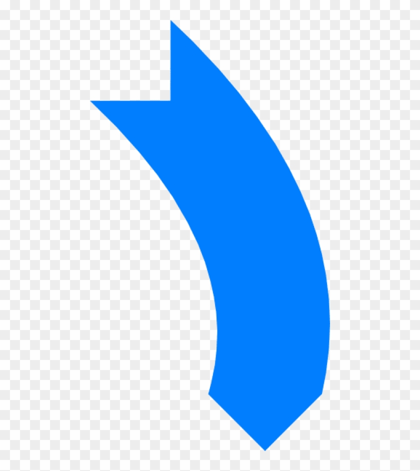 Free Png Download Blue Curved Arrow Vector Png Images - Blue Curved Arrow Icon Clipart