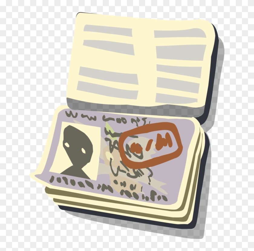 Passport Stamp Computer Icons Travel Visa Biometric - Visa Clipart - Png Download