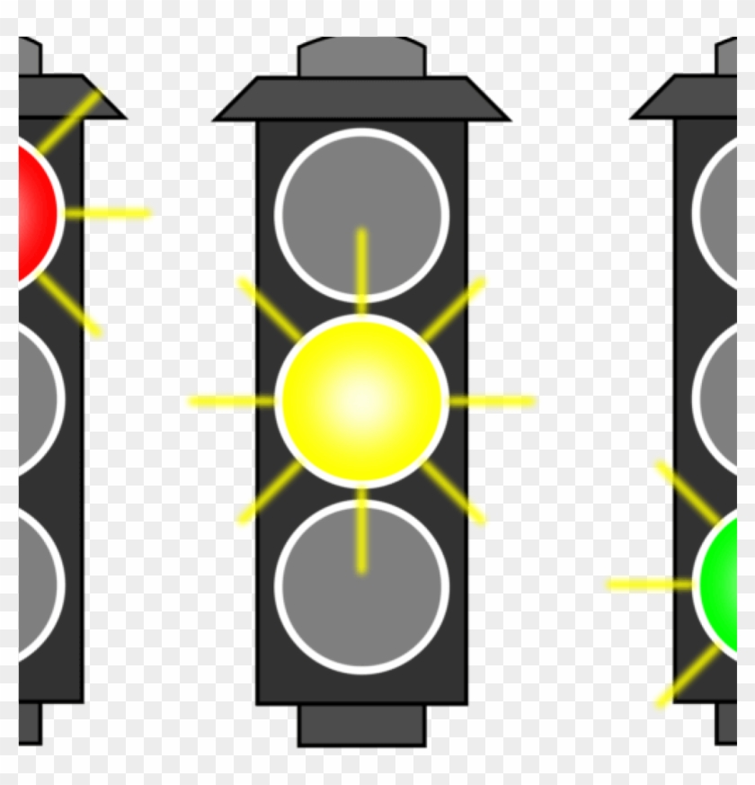 Stop Light Clip Art 15 Stoplight Clipart Traffic Border - Red Light Traffic Light - Png Download
