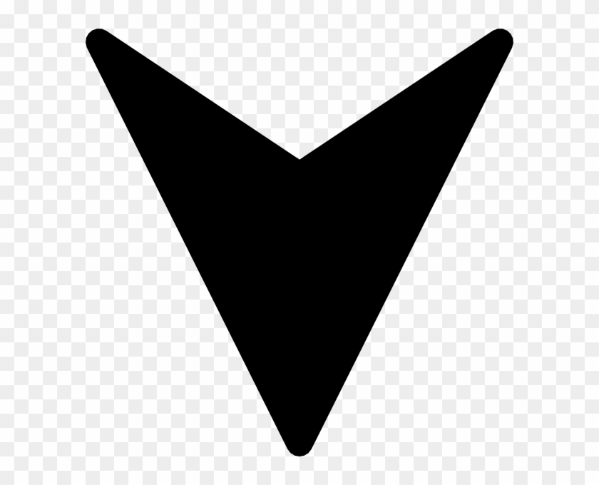 Down Arrow Filled Clip Art - Arrow Down Vector Png Transparent Png