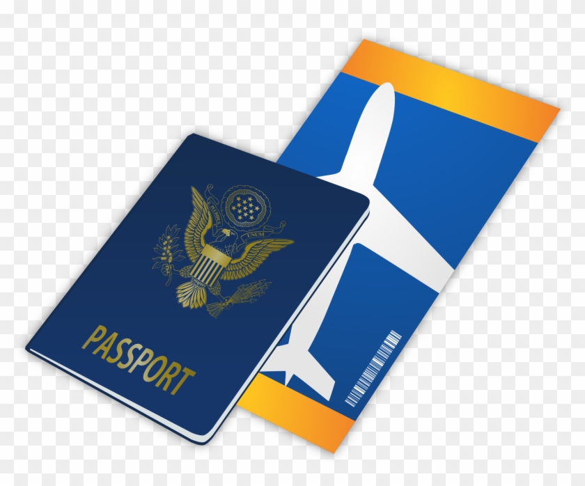 Passport And Visa On Arrival - Clipart Passport Png Transparent Png #644879