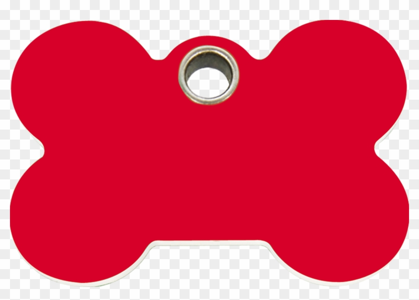 Red Dingo Plastic Tag Bone Red 04 Bn Re Clipart