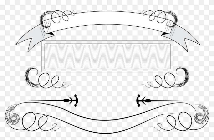 The Gallery For > Blank Banner Png - Banderines Para Texto Png Clipart