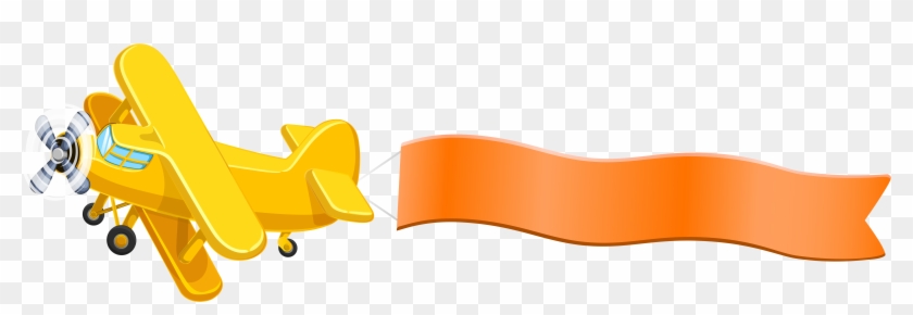 8000 X 2460 7 - Plane With Banner Png Clipart #645268