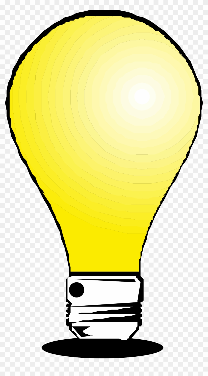 Big Image - Glowing Bulb Clipart
