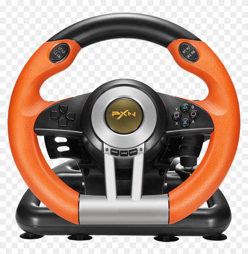 Pxn-v3ii Usb Racing Game Steering Wheel Plug And Play - Game Controller Clipart
