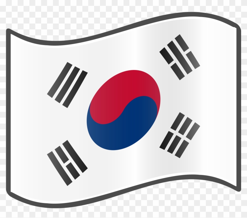 Korean Flag Png - South Korean Flag Png Clipart #645942