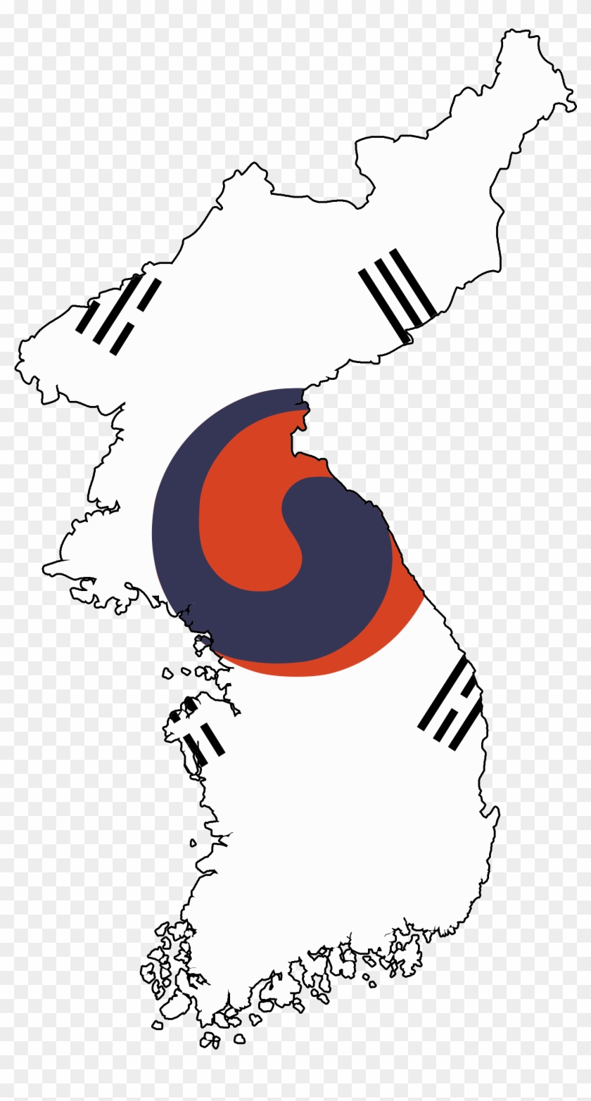 Flag Map Of The Korean Empire - Korea 1900 Flag Png Clipart #646229