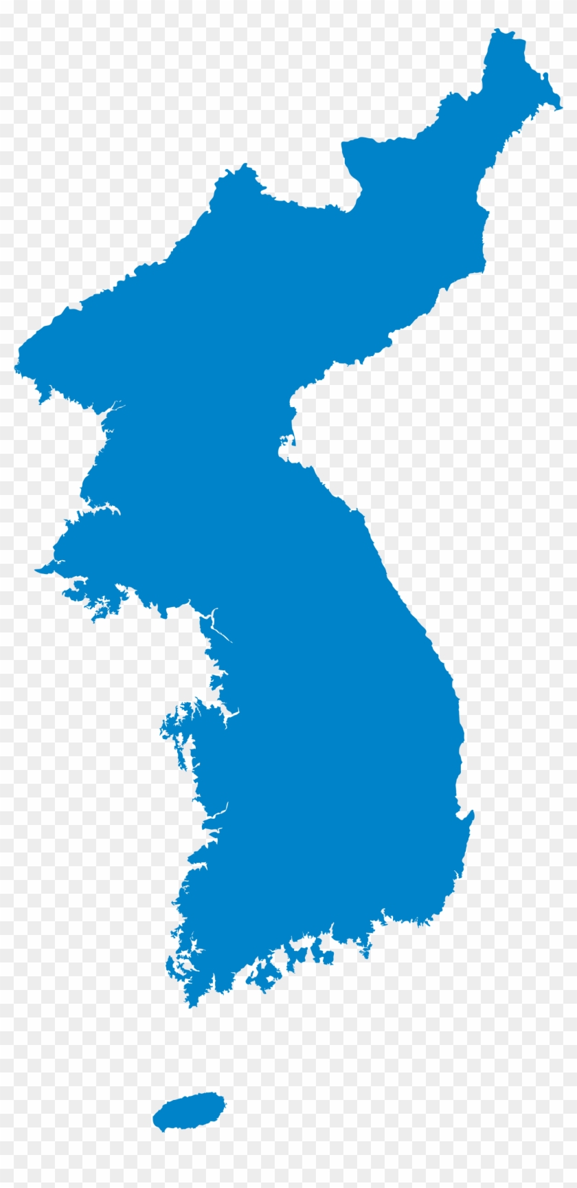 Open - North Korea Map Clipart #646326