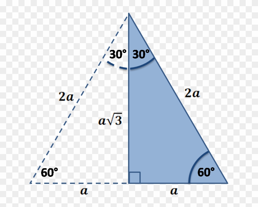 Using The Properties Of The Equilateral Triangle - 30 60 90 Triangle Solver Clipart #646685