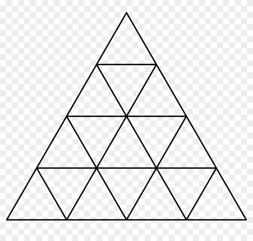 A Gardner Throws 18 Seeds Onto An Equilateral Triangle - Tarsia Maths Puzzles Clipart #646717
