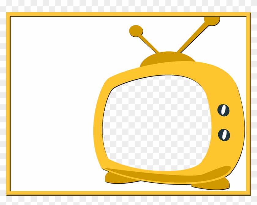 Retro Tv Background Slide - Tv Cartoon Without Background Clipart