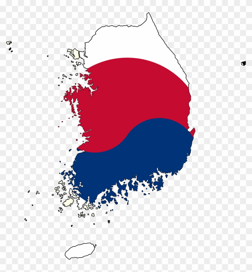 Bitcoin Apps - South Korea Map Png Clipart #647101
