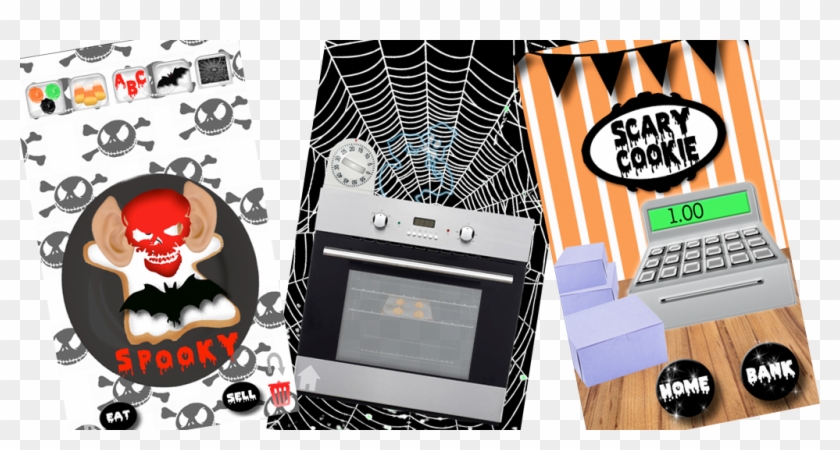 Spooky Halloween Cookie - Spider Web Clipart