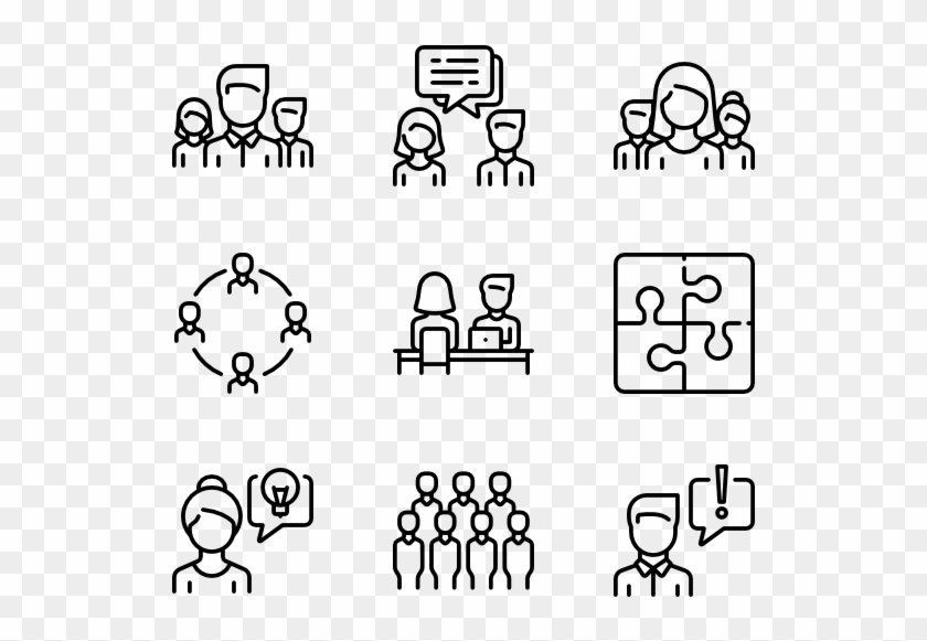 Teamwork - Mom Icon Transparent Background Clipart #647426