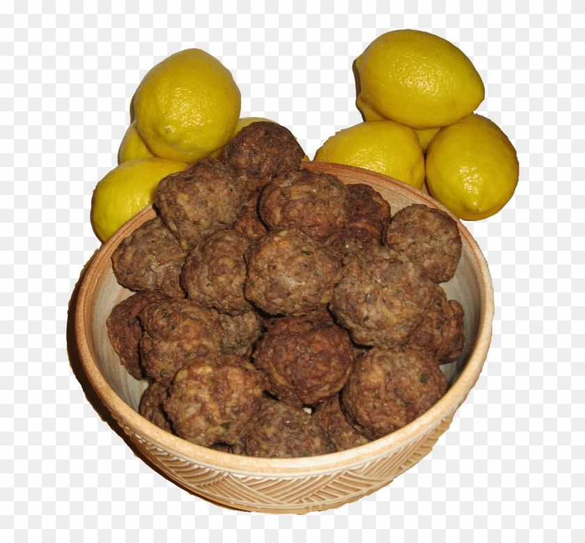 Keftedes - Lemon Clipart