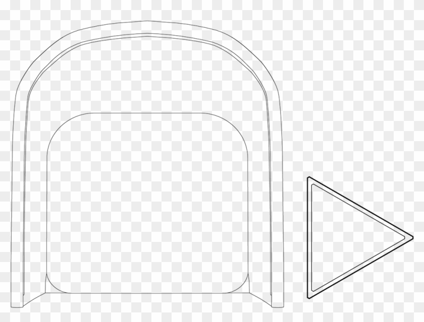 The Sides Of These Storage Units Are One Of Three Dimensions - Technical Drawing Clipart