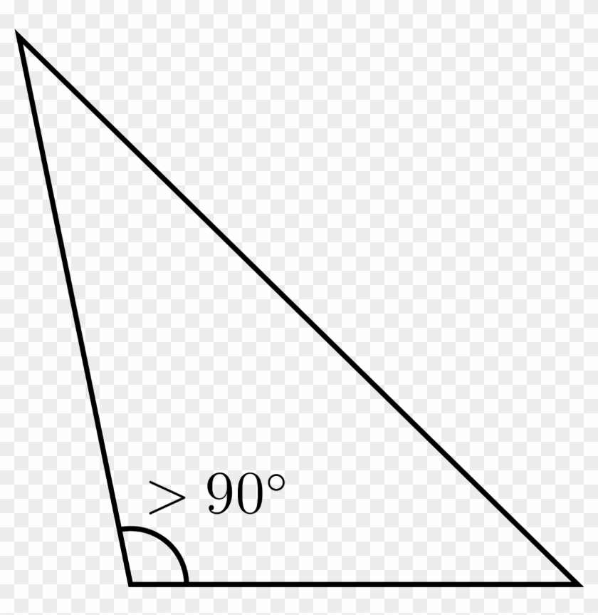 A Triangle Is Said To Be An Equilateral Triangle If - Obtuse Triangle In Geometry Clipart